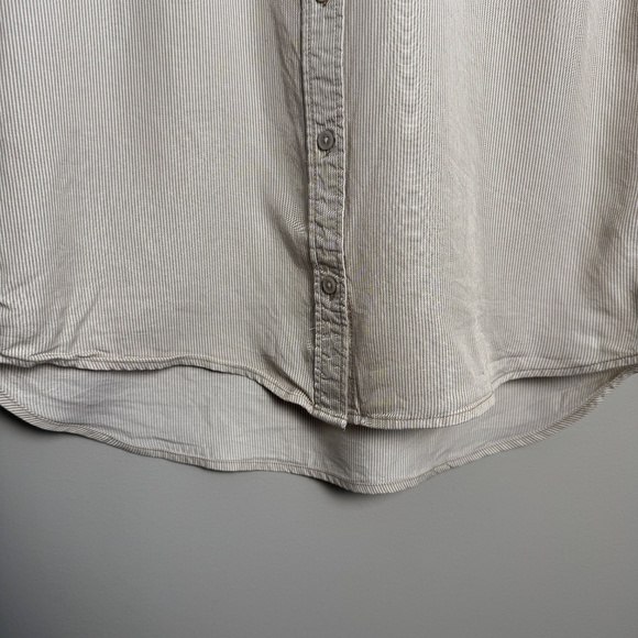 Tan Button Down Shirt for Women - Picture 2 of 9